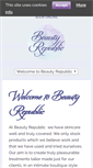 Mobile Screenshot of beautyrepublic.ie